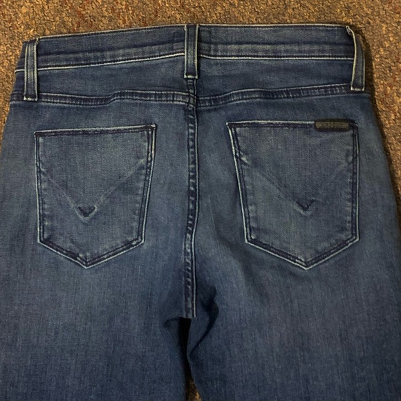 Hudson Natalie super skinny blue denim jeans Women’s 27 R 4 fringed hems EUC - Picture 13 of 13